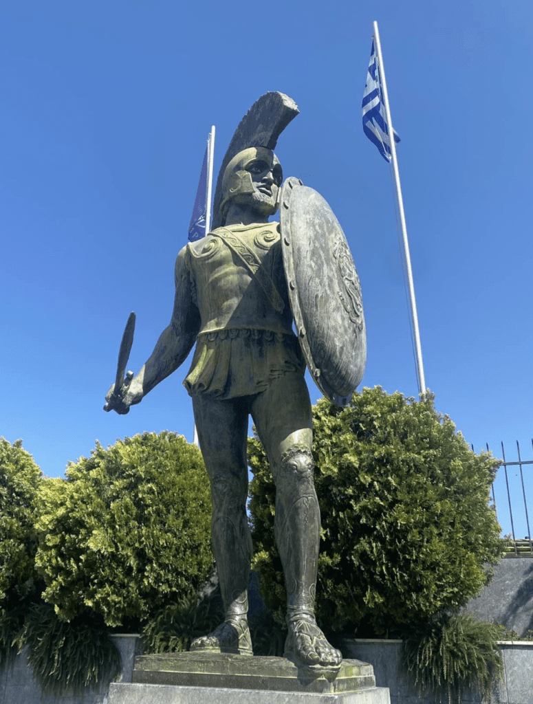 Statua di Leonida a Sparta