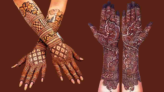 DULHAN KE LIYE TRENDY MEHNDI