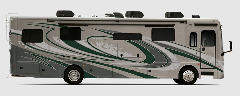 2024 best Class A motorhomes for full-timers Fleetwood Frontier GTX7 37RT exterior