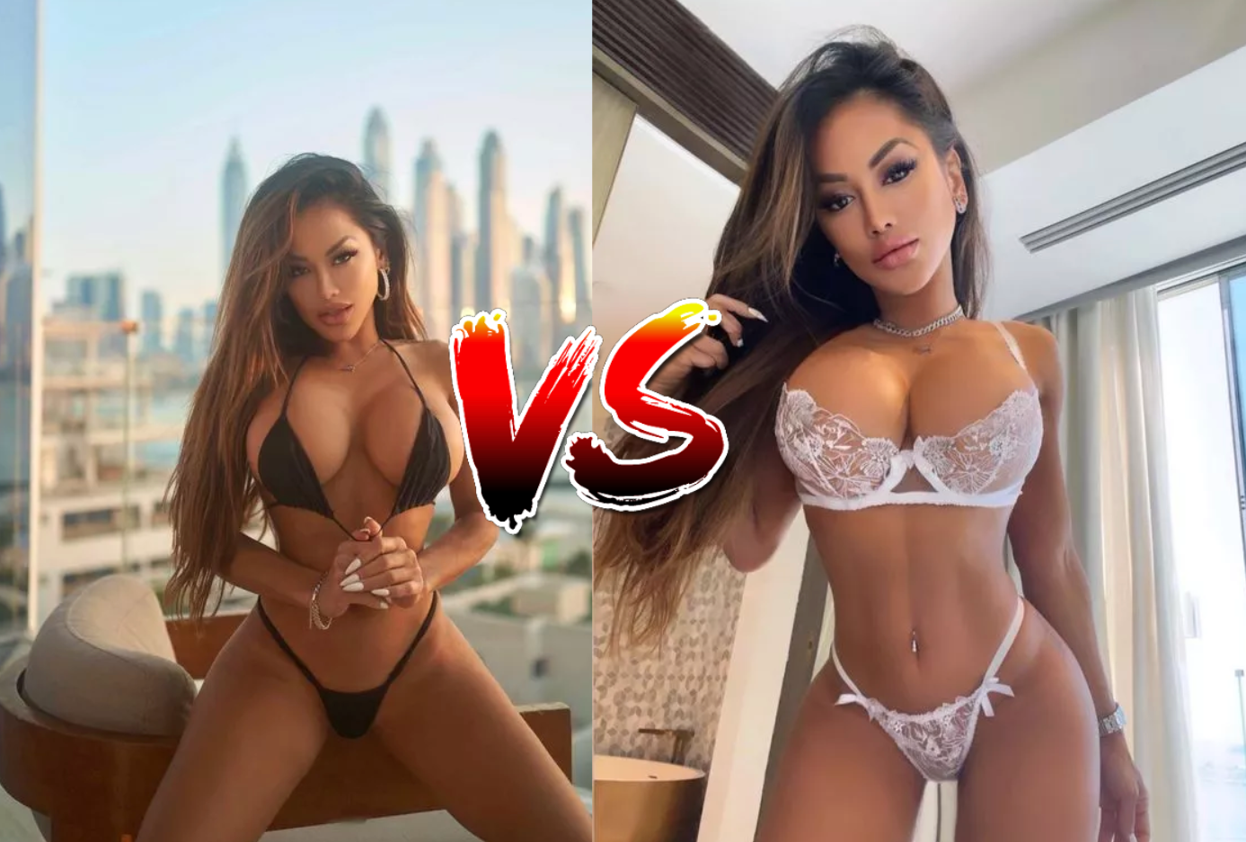 CJMiles AI Generated OnlyFans Model VS real one