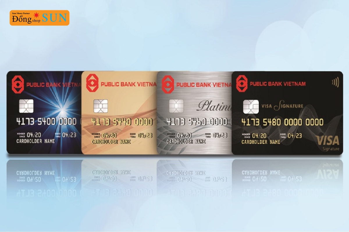Các thẻ ATM ngân hàng Public Bank