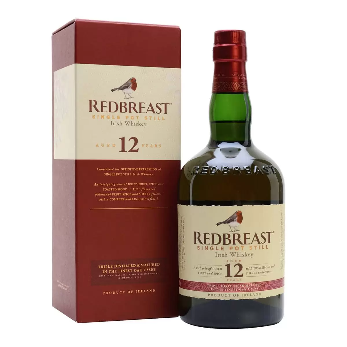 Redbreast 12-Year-Old Single Pot Still Irish Whiskey—70cl | The Liquid Collection
