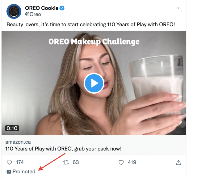 twitter ads example