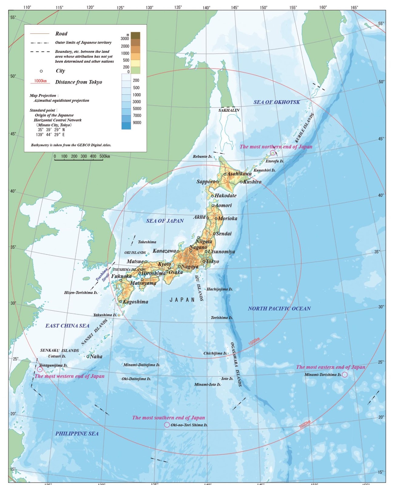 Ký hiệu bản đồ tự nhiên của Nhật Bản