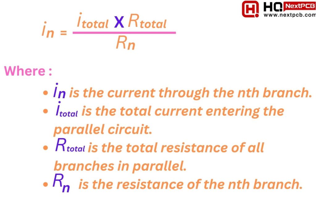 Current Divider Formula