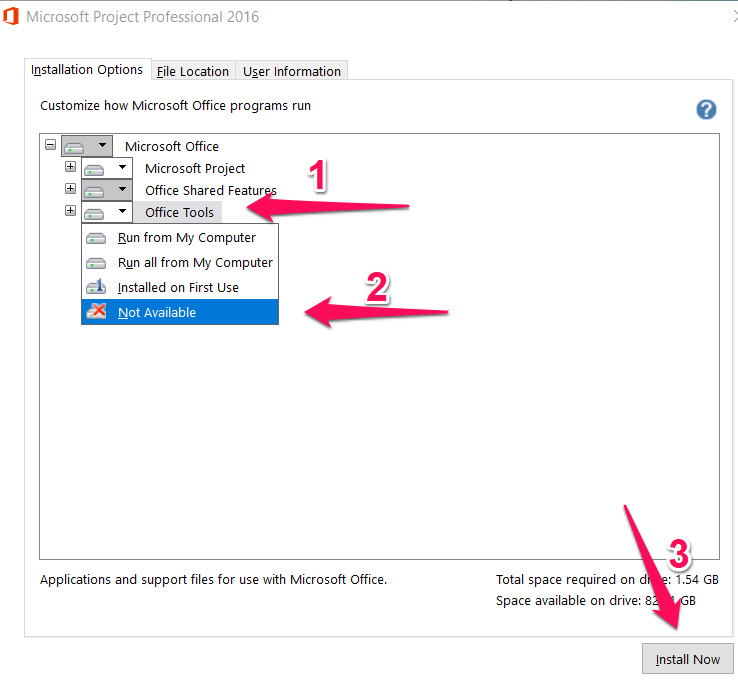 Download và kích hoạt Microsoft Project 2016 32/64 bit miễn phí