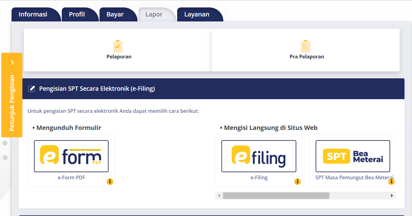 tutorial cara melapor SPT tahunan di DJP online