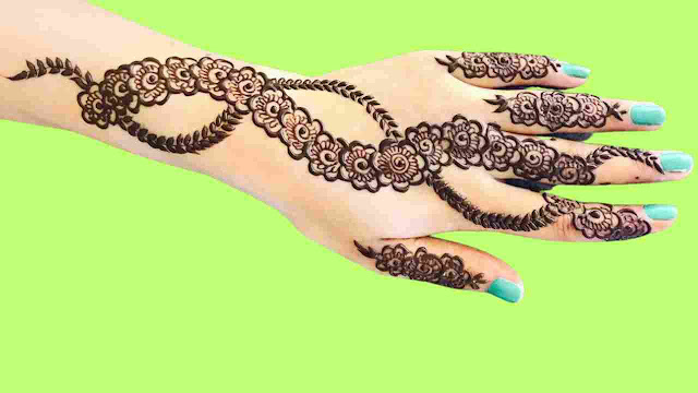 NEW BEL MEHNDI DESIGN