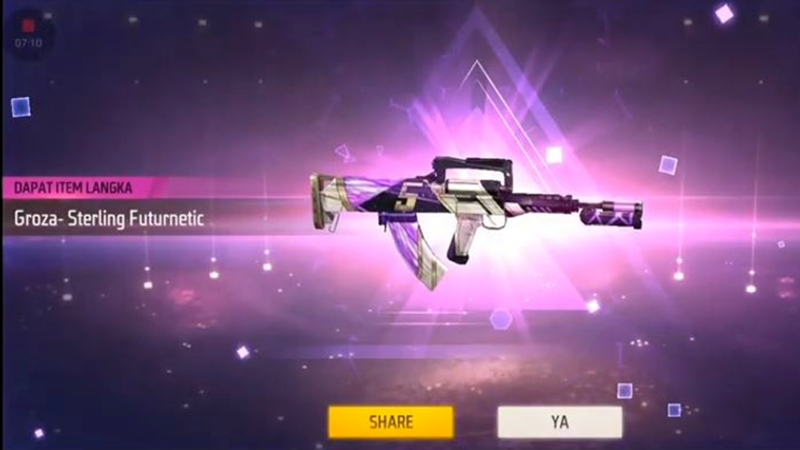 Groza - 5 Skin Free Fire Senjata Terkeren