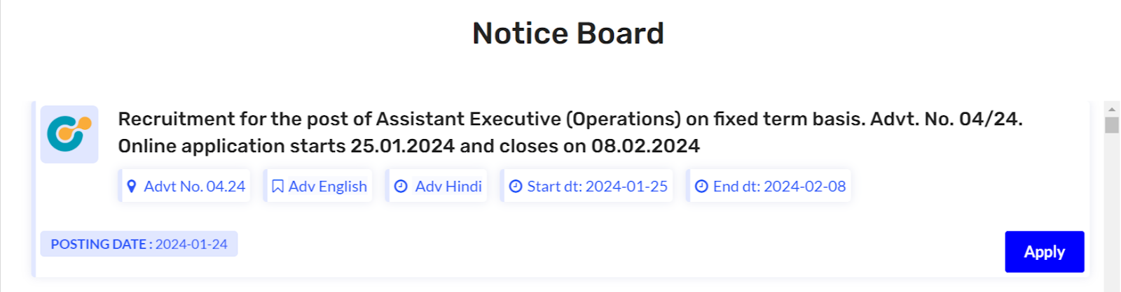 NTPC Vacancy 2024 