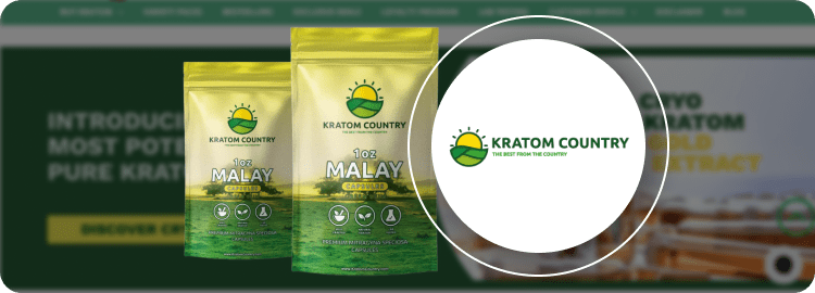 Kratom Country's Green Malay Kratom Capsules