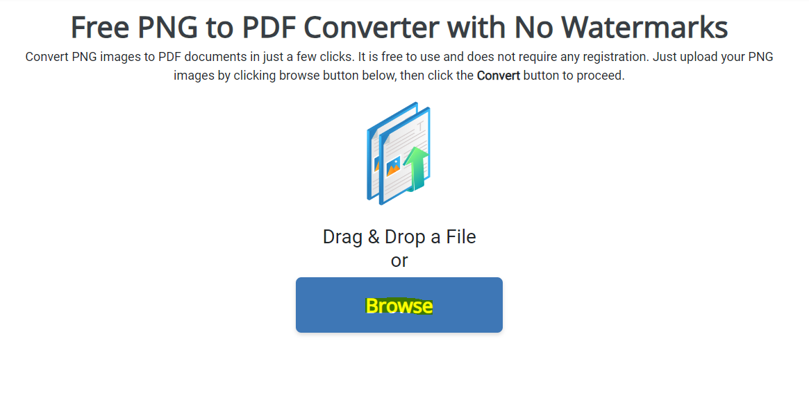 PNG TO PDF