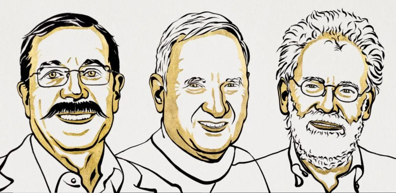 Alain Aspect, John Clauser e Anton Zeilinger — Co-vencedores do Prêmio Nobel de Física de 2022.