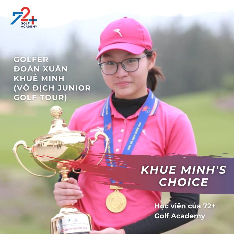 Học viên Minh Khuê của 72+ Golf Academy