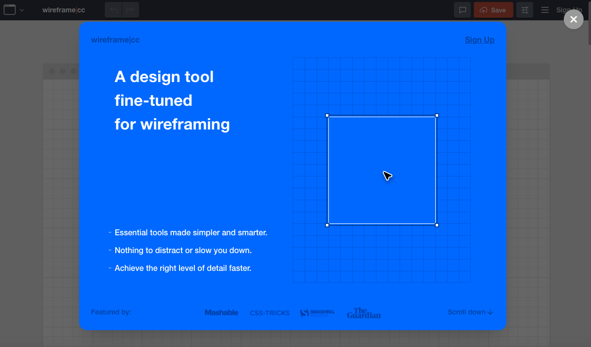 Wireframe Design from Wireframe.ccIMG Name: WireframeCC.png