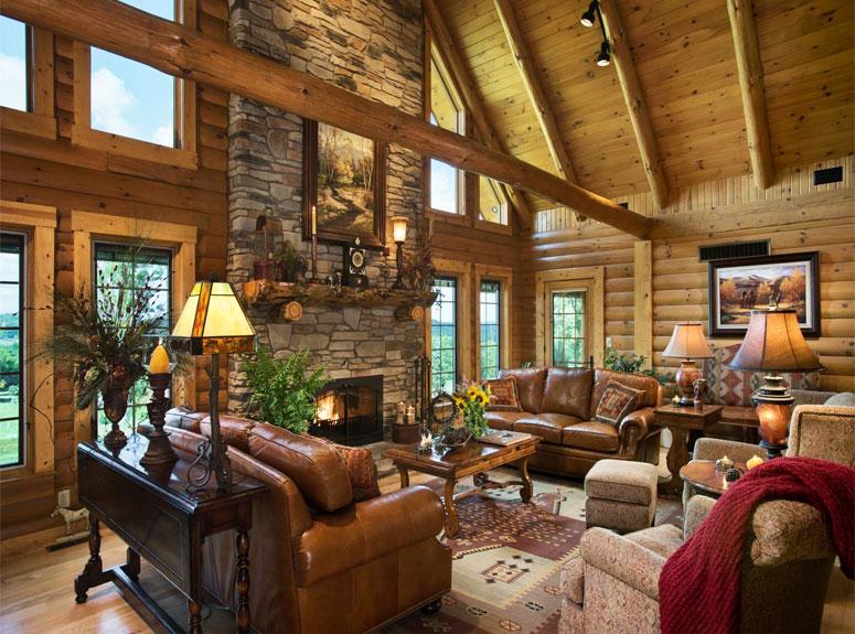 3 Ways to Brighten Up the Interior of a Log Cabin Home
