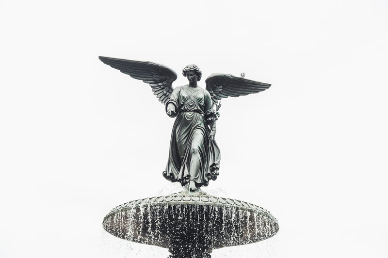 angel of the waters statue - Image of Fashion and Style, A headshot of the jewelry designer who prov