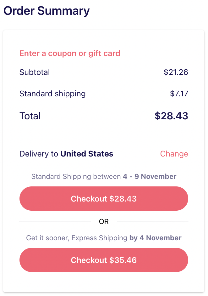 redbubble shipping