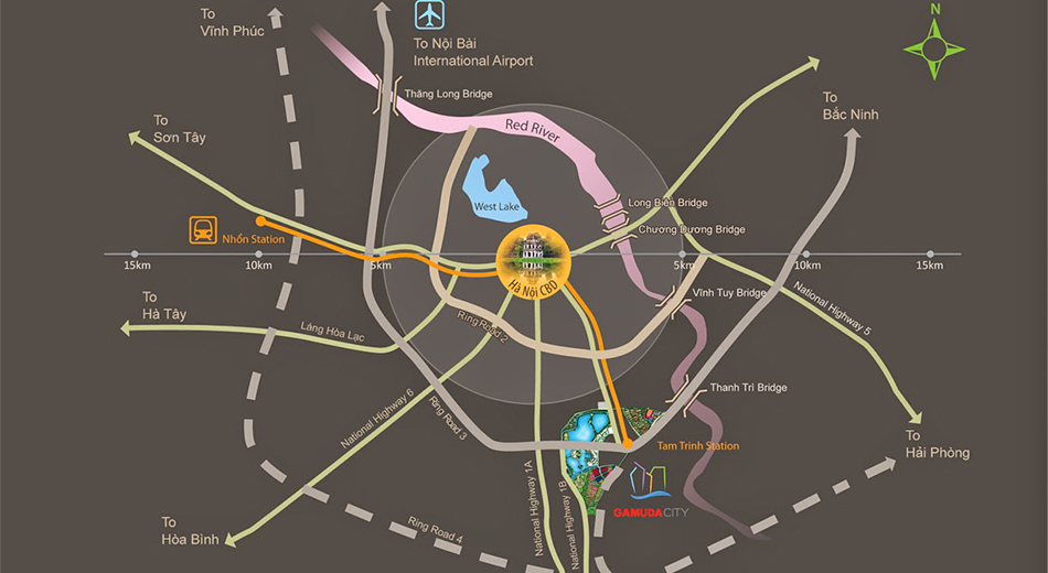Tiềm năng đầu tư liền kề Gamuda City Yên Sở