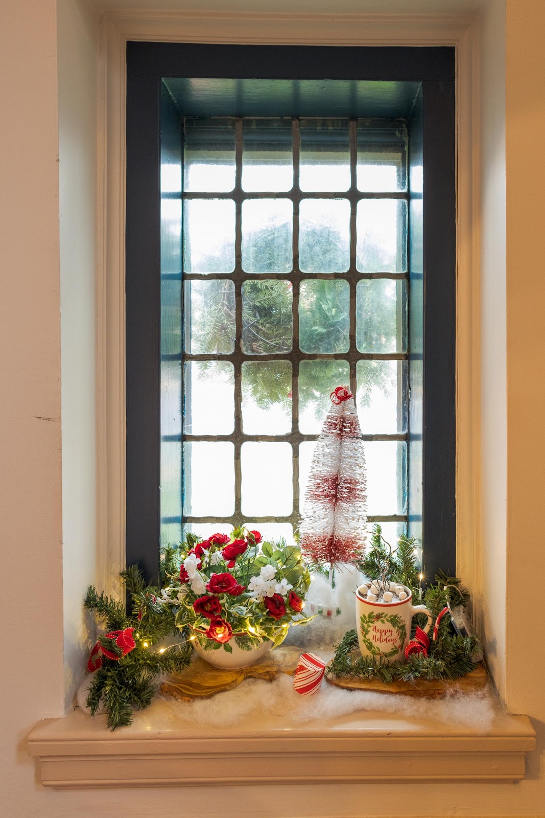 This recent holiday season, the Sussex Gardeners designed festive arrangements with live plants to decorate the Zwaanendael Museum.