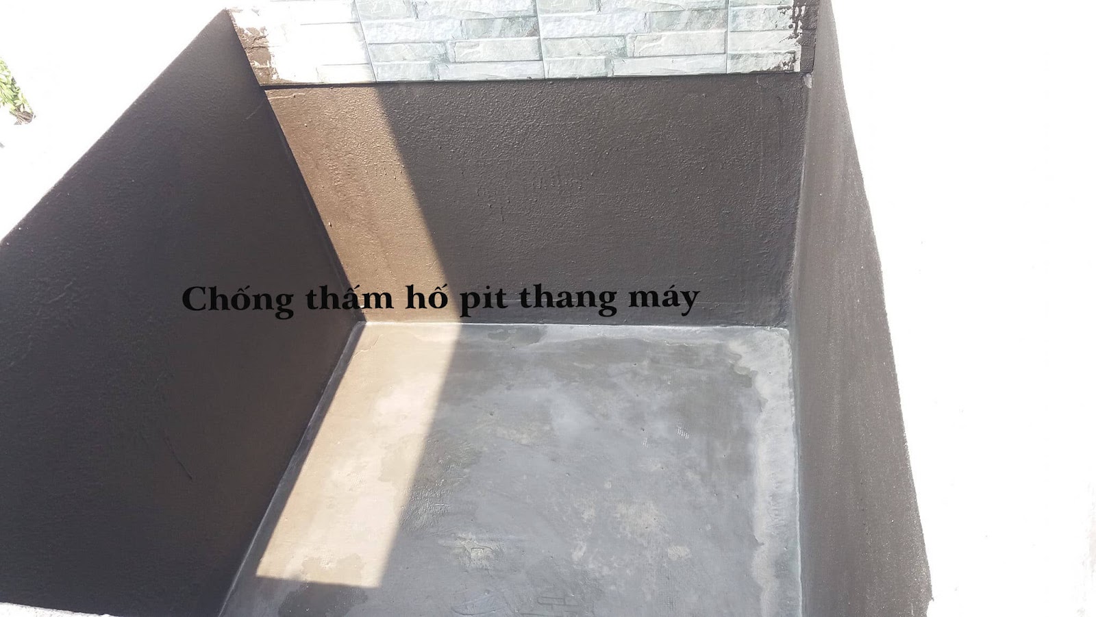 Các phương pháp chống thấm hố pit thang máy