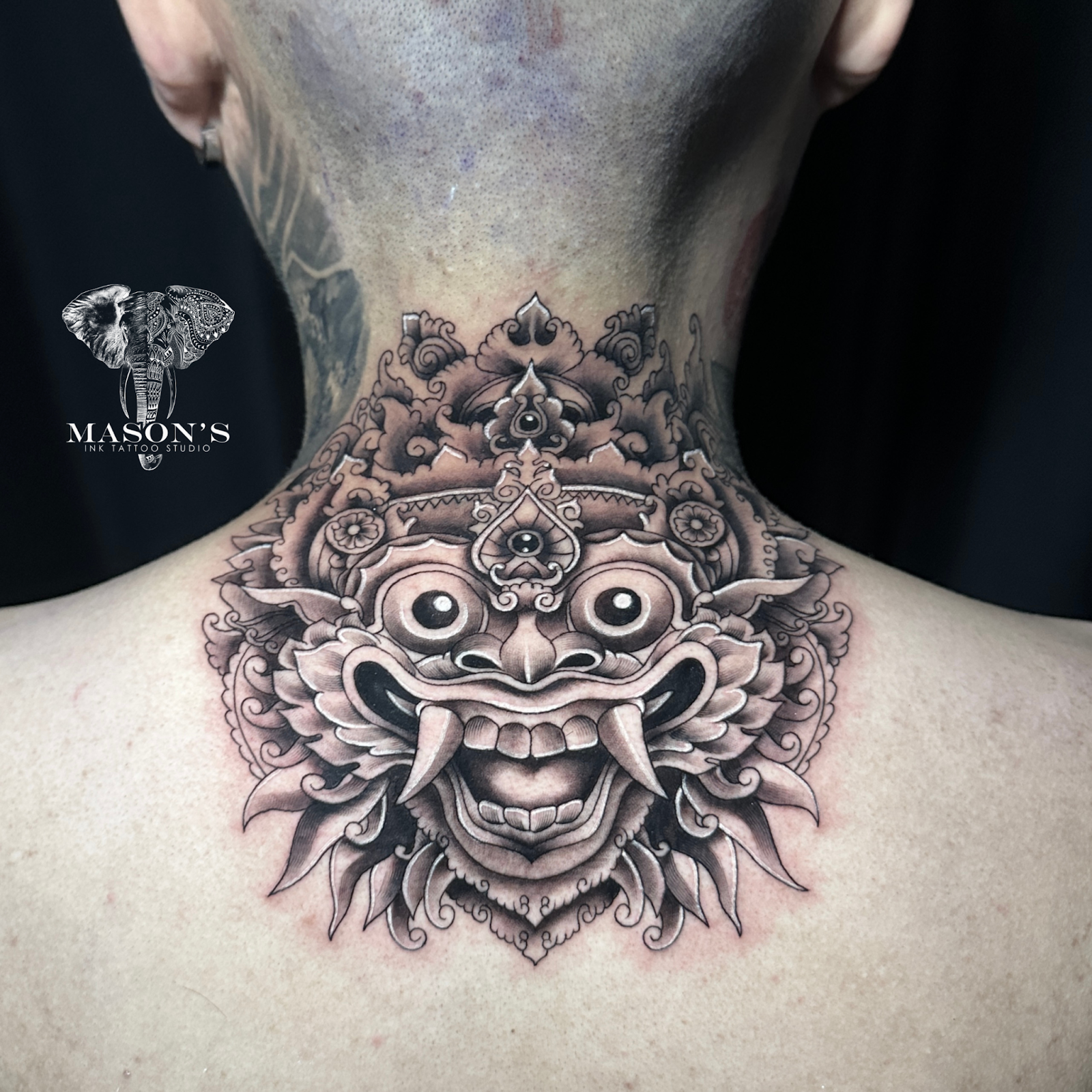 nape of the neck tattoo