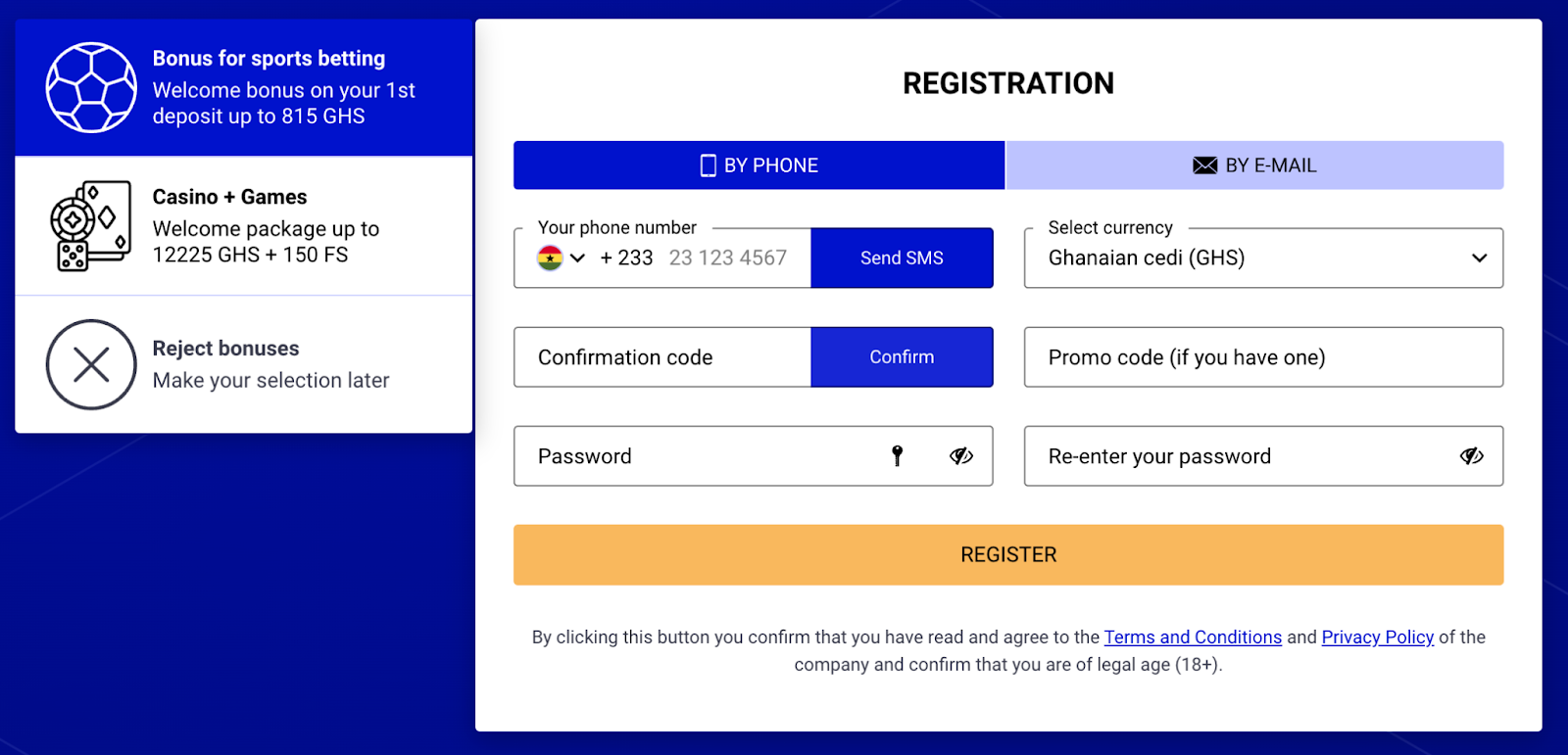Paripesa registration Ghana