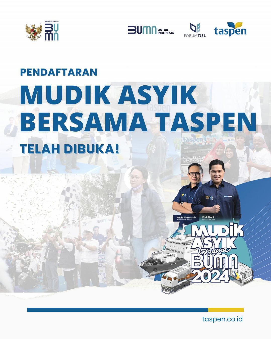 mudik gratis lebaran 2024 TASPEN