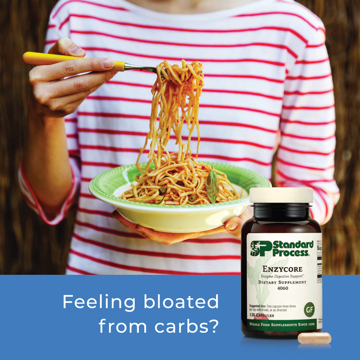 Feeling bloated from carbs?