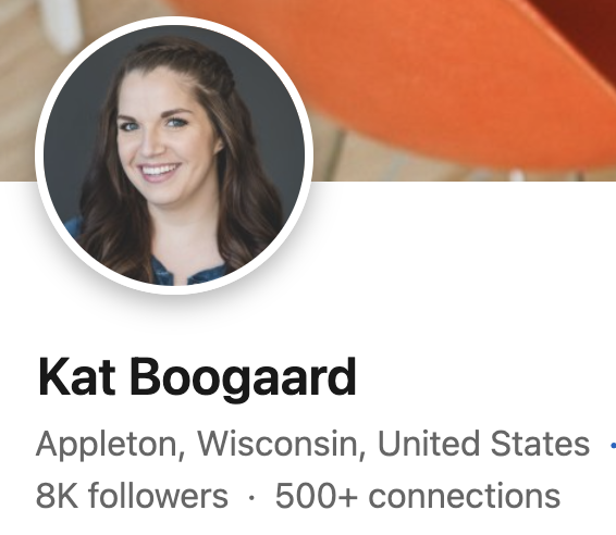 Profile for freelance writer Kat Boogaard.