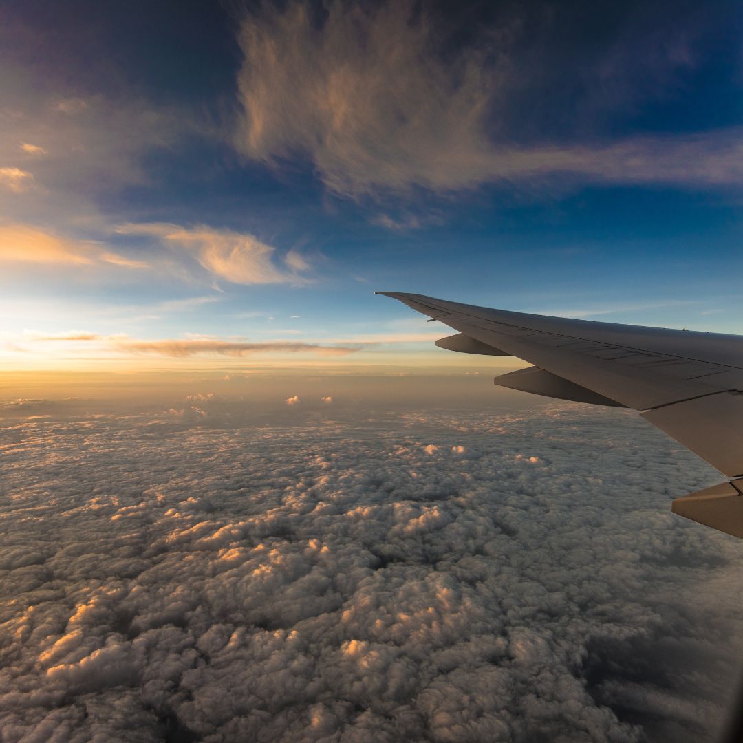 aereo in volo