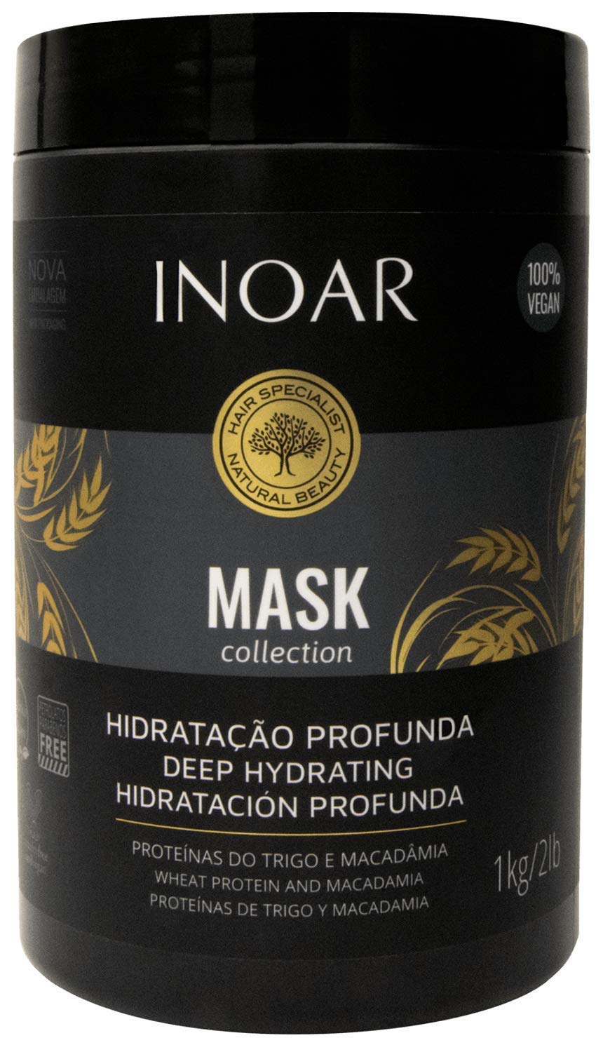 Máscara Hidratação Profunda Inoar Mask Collection 1L