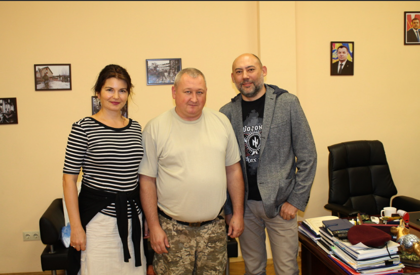 З генералом Дмитром Марченко після інтерв'ю