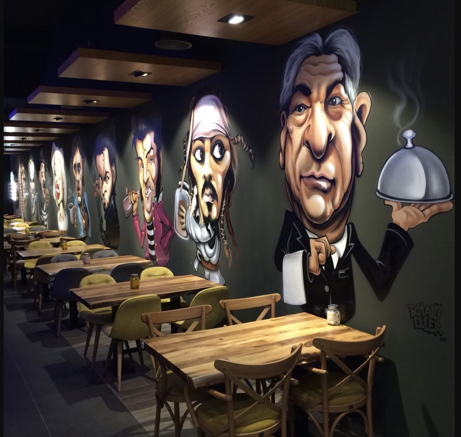 celebrity and villains wall graphics