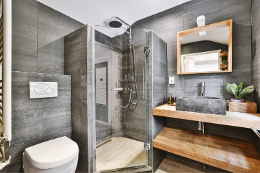 best bathroom remodeling designs rain shower with wood vanity custom built michigan