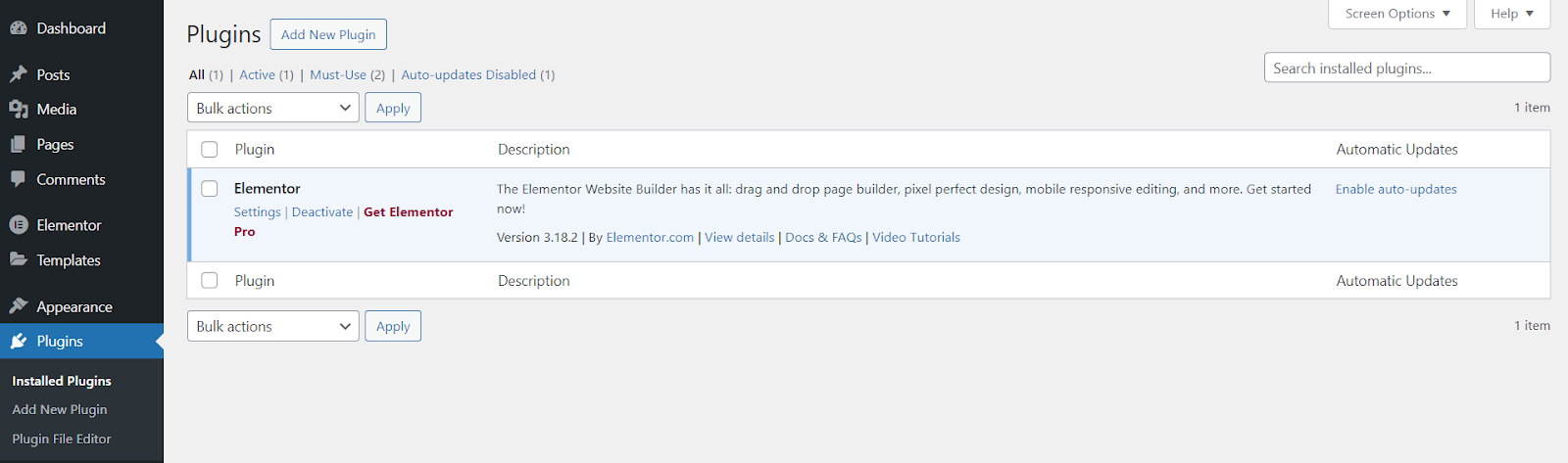 plugin documentation