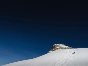 On the glacier- Photo by Paul Friffiths