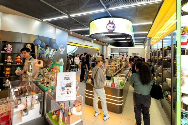 潮玩旋風席捲澳洲 泡泡瑪特悉尼新店盛大開業