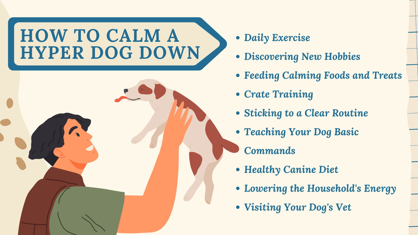 How to calm down a hyper dog