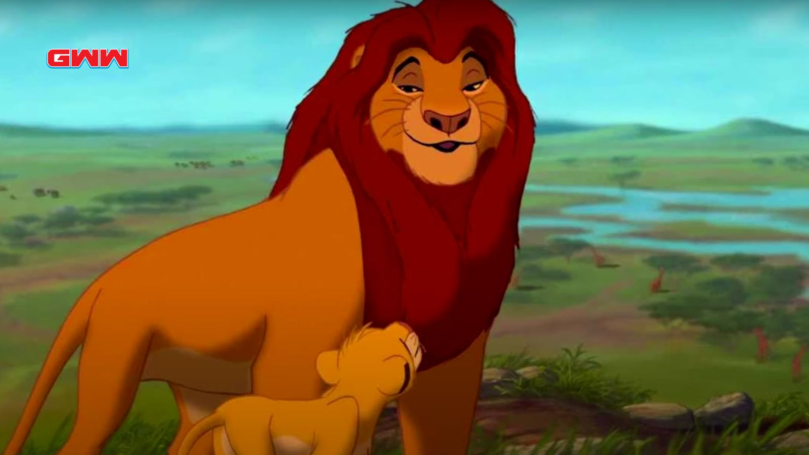 Mufasa hablando con un joven Simba, significado de Mufasa