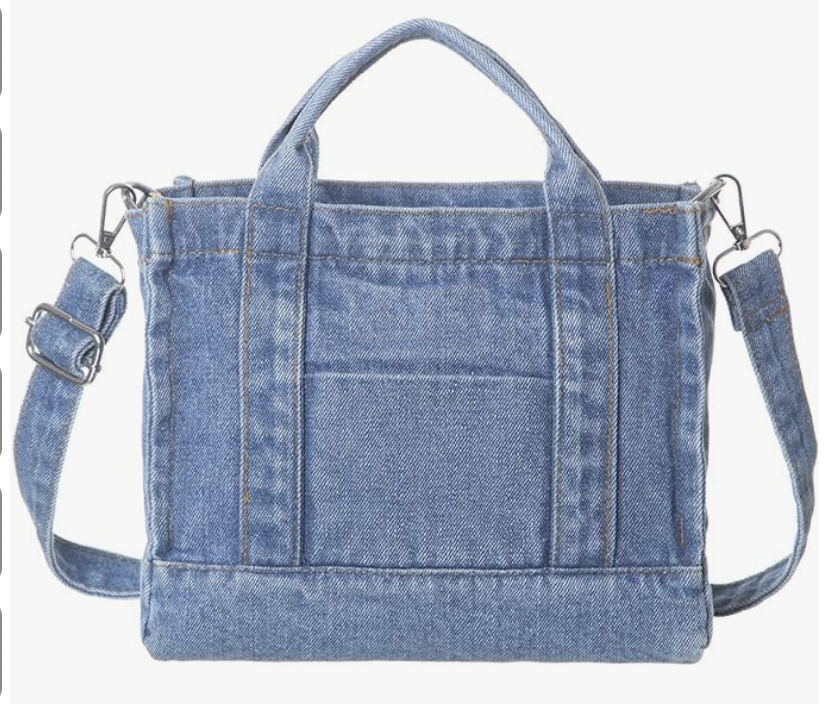 AOCINA Denim Purse Jean Tote Bag at Amazon