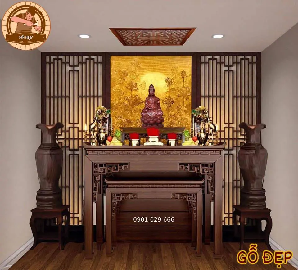 Phòng thờ mang nhiều ý nghĩa tâm linh trong văn hóa Việt