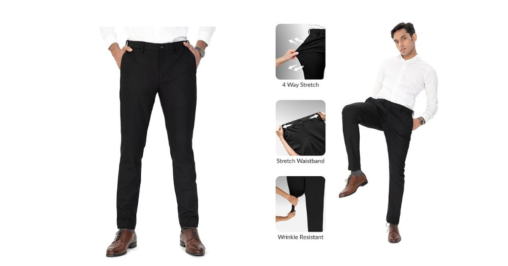 Luxury PV Lycra Pants: Best Formal Combination for Men