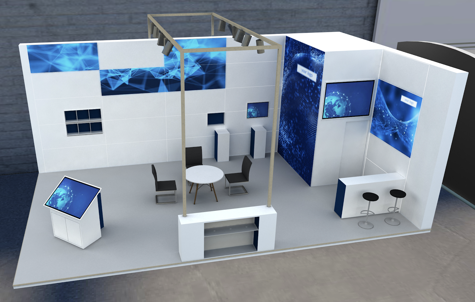 Exhibition Stands and Booth Guides, texture mapping and templates -  Metaverse Academy