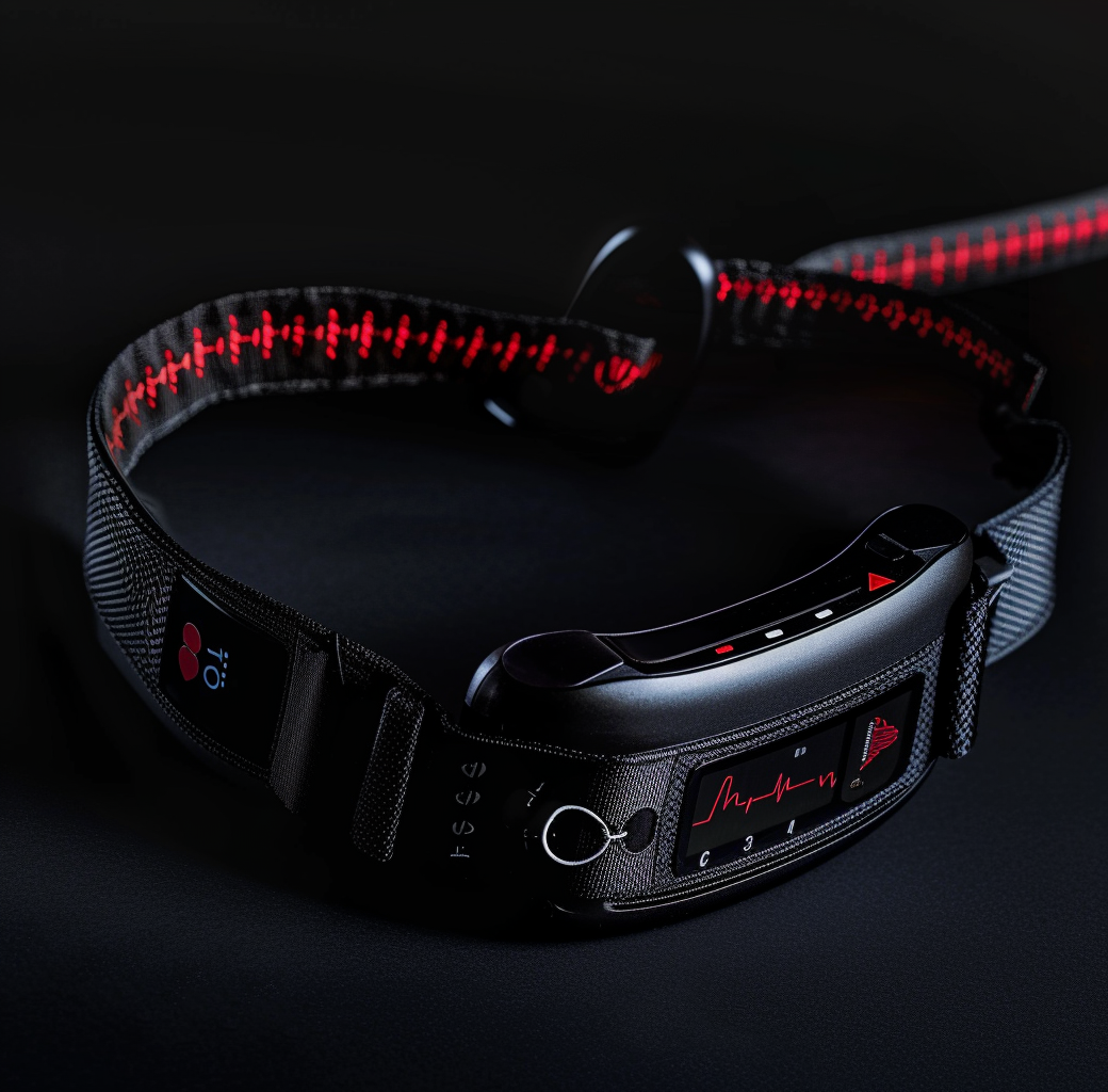 showcasing heart rate monitoring wearables, emphasizing their role in tracking and optimizing health and fitness.