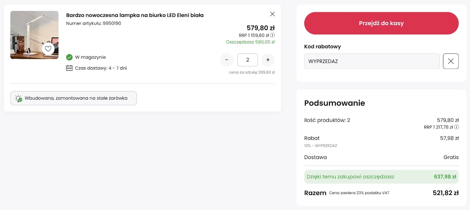 Lampy.pl kod rabatowy -10%