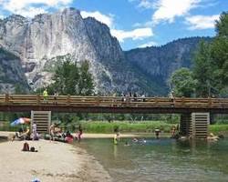 Image of Swinging Bridge Picnic Area Yosemite National Park