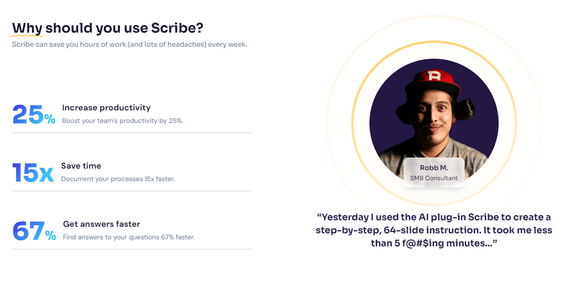 Why should you use Scribe?