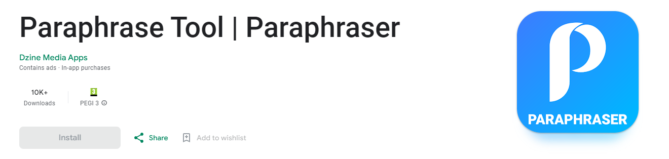 Parapharse in your mobile using Parapharse Tool