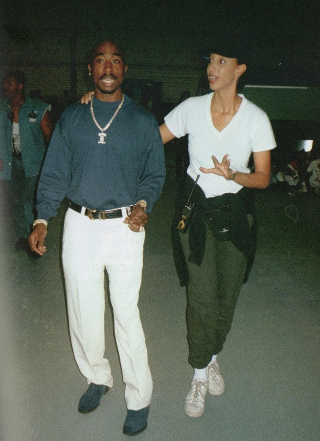 Tupac and Tracy Robinson on the All about U Set ... - Makaveli -  Immortalized